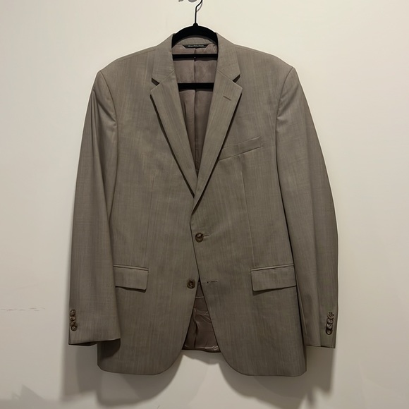 Vintage Oversized Blazer Tan MADE IN CANADA - Picture 10 of 15